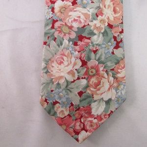 Boston Trader's Men's Cotton Floral Tie